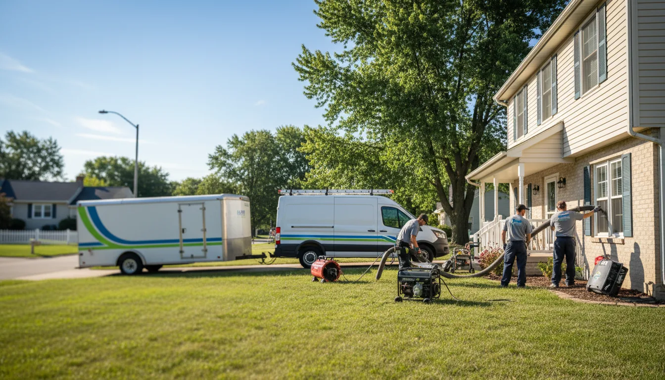Flooded Basement Restoration And Cleanup With Repair in Spillville, IA near me
